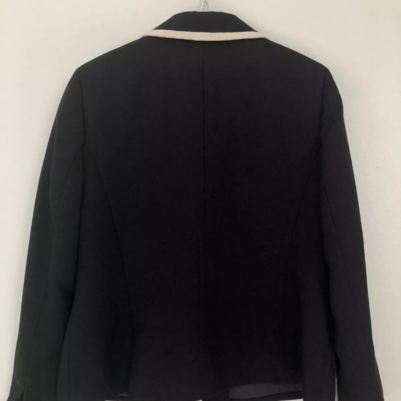 Le Suit Separates 8P Three Button Blazer Black - Picture 4 of 7